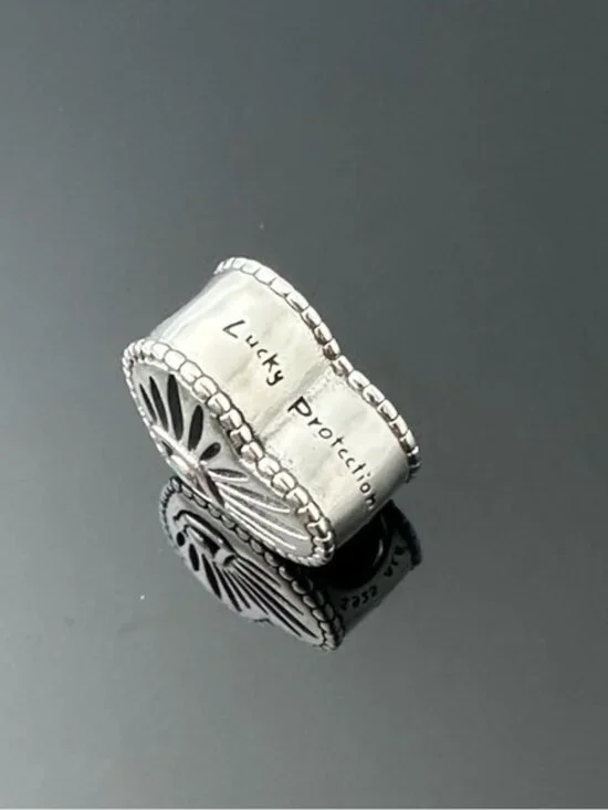 Pandora Evil Eye Lucky Protection Silver 925 Ale Bracelet Charm #169 - Picture 3 of 4